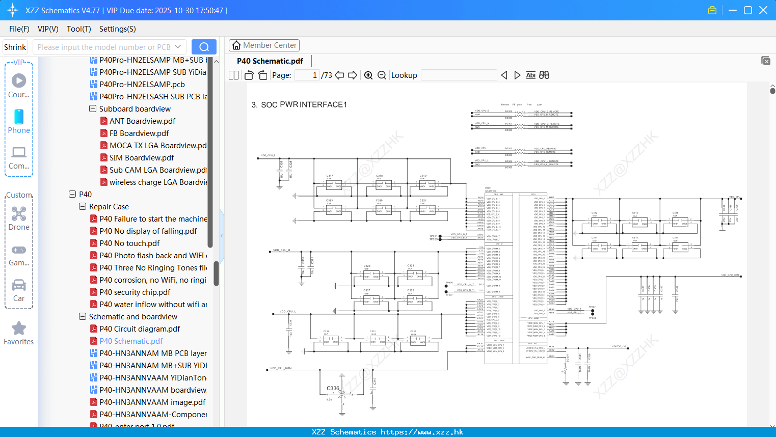 Huawei P40 Schematic